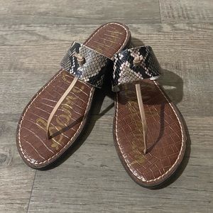 Sam Edelman | Snakeskin Sandals | Size 8